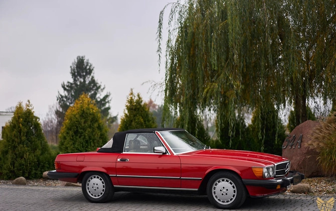 Mercedes-Benz SL cena 119000 przebieg: 267000, rok produkcji 1987 z Głogów Małopolski małe 596